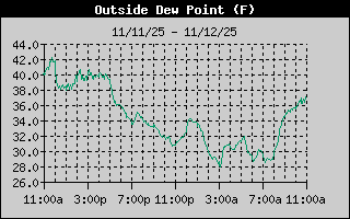 Outside Dewpoint History